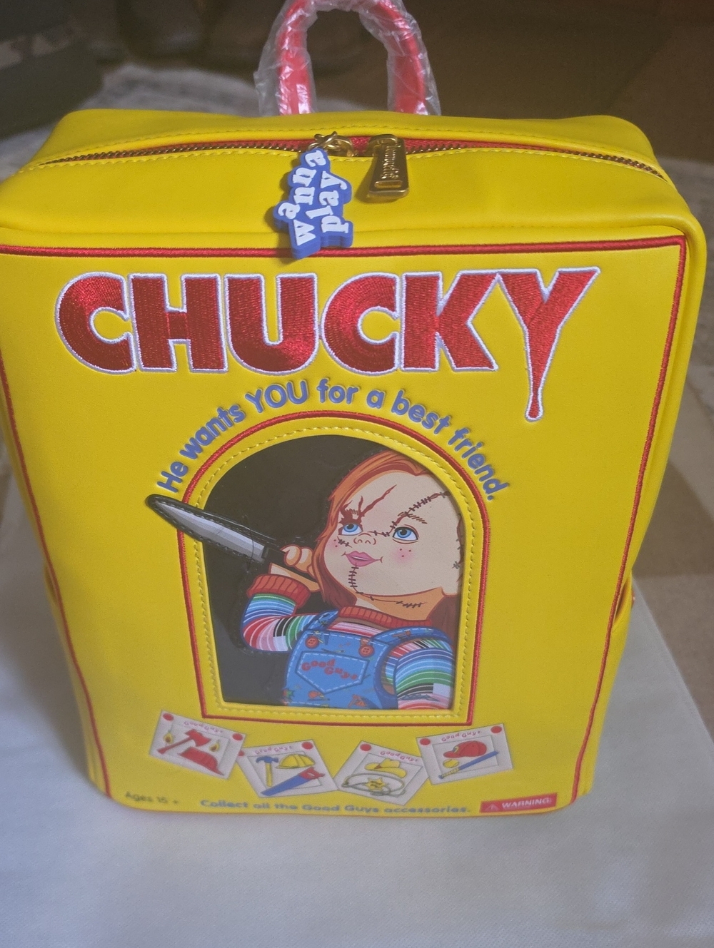NWT Loungefly Chucky Big Backpack